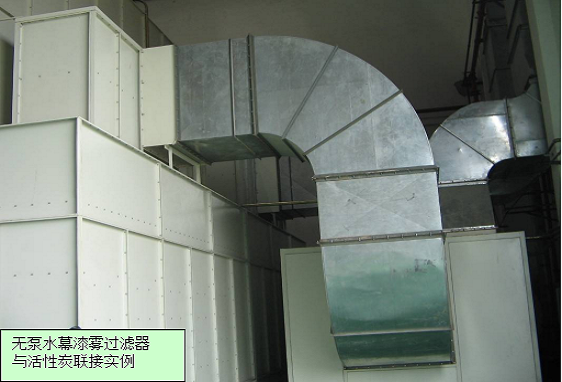 無泵水幕噴漆房廢氣處理系統
