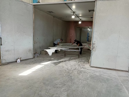 軌道交通涂裝生產線客戶案例現場4