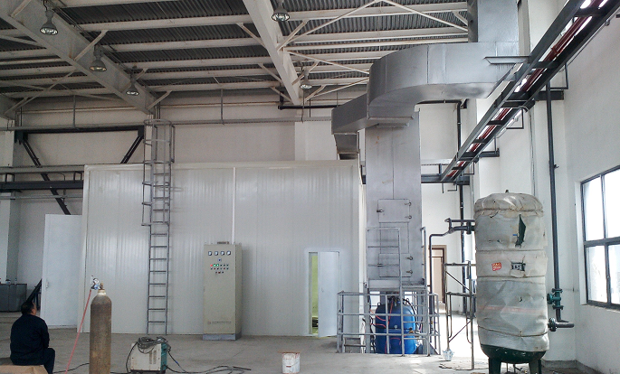 機械回收式噴砂房房體