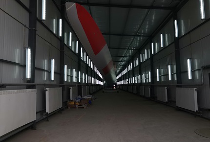 風(fēng)電葉片天然氣烤漆房