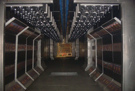 天然氣紅外輻射固化爐內(nèi)景