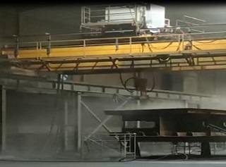 龍門(mén)式噴砂機(jī)器人